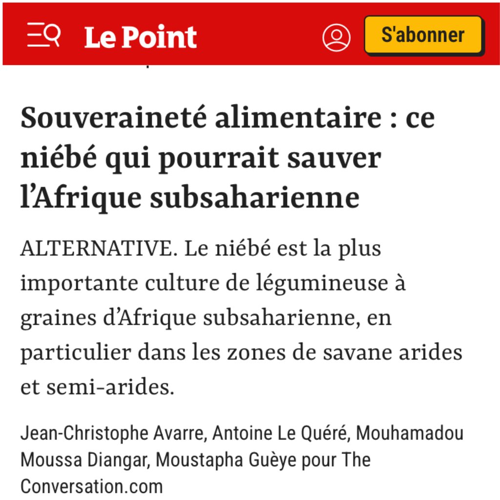 Le Point Niébé