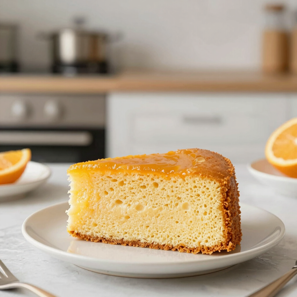 bolo de laranja fit sem açúcar