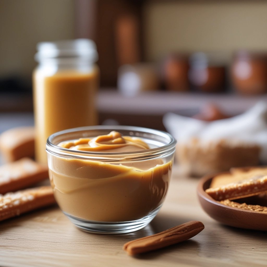 doce de leite em um pote de vidro