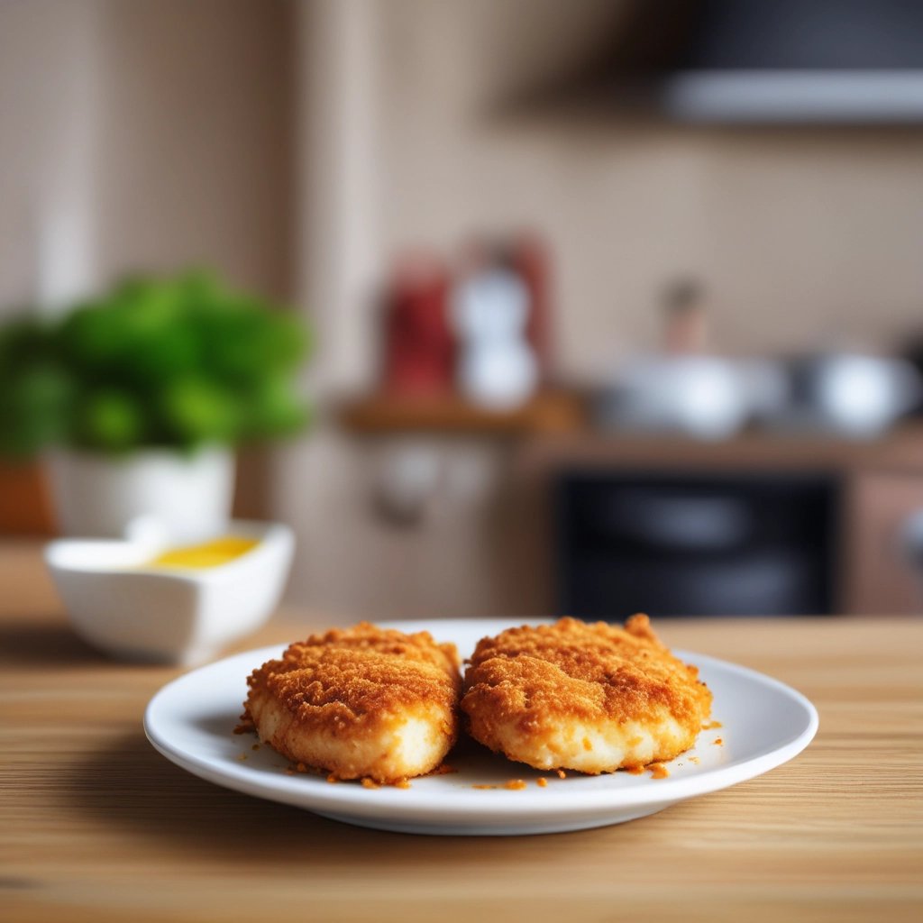 filé de frango empanado