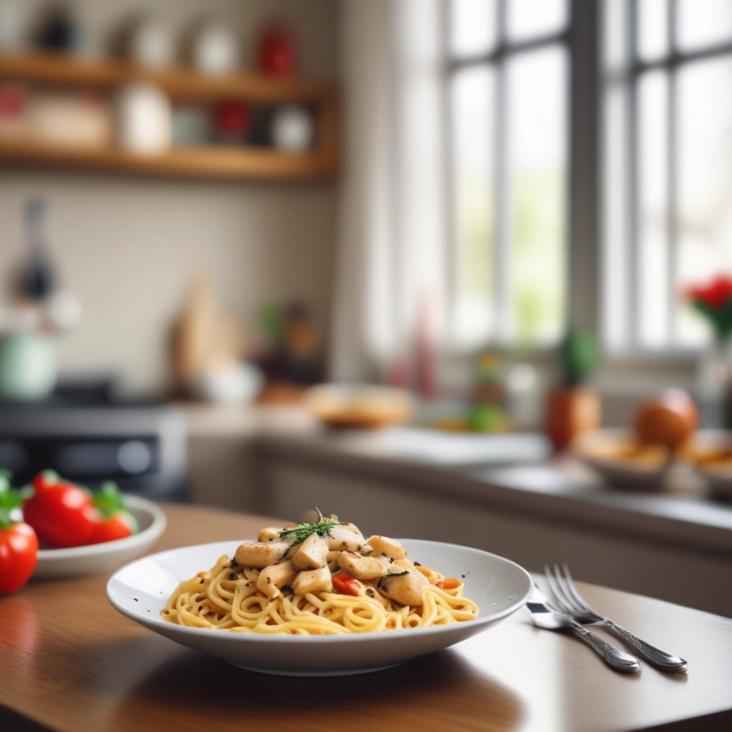 macarronada de frango