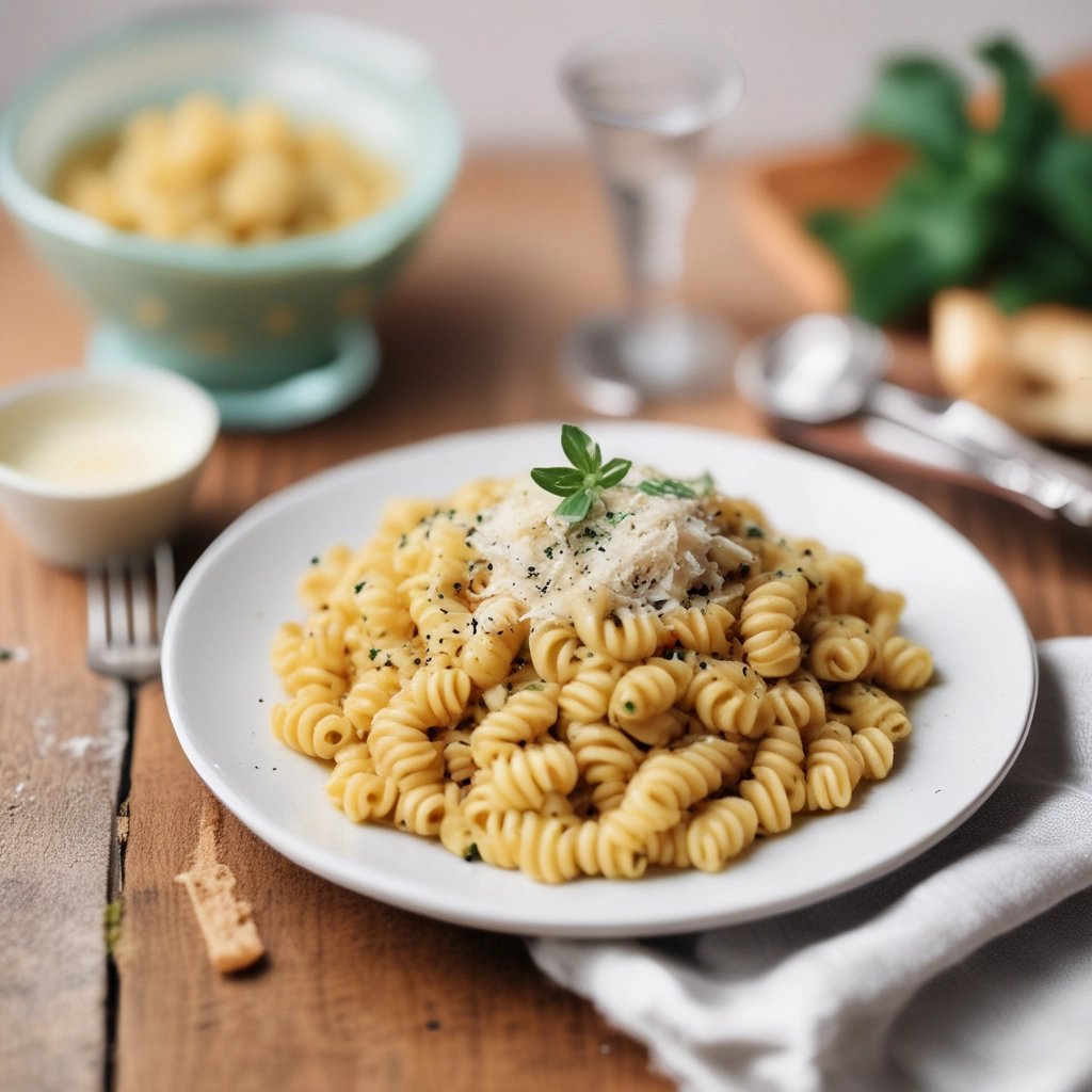 macarrão ao molho parmesão