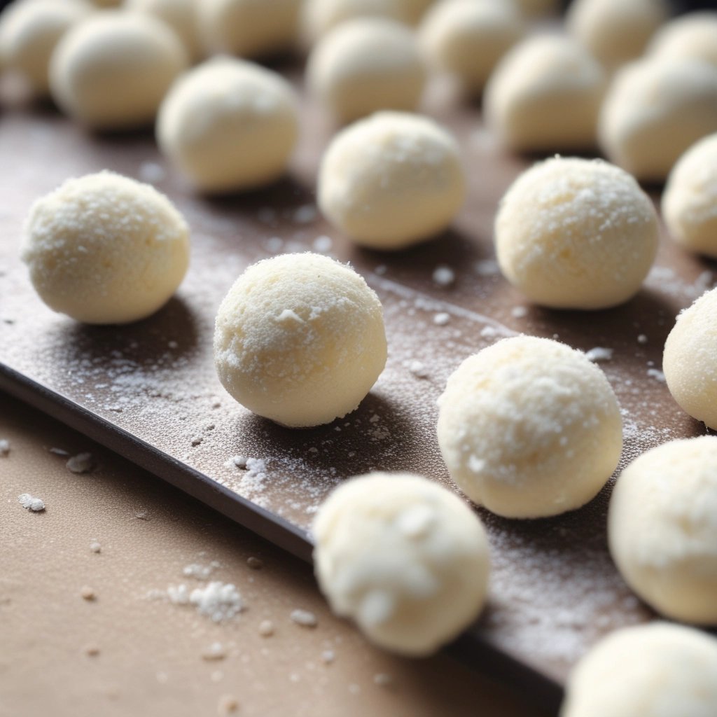 bolinhas de docinhos de leite em pó