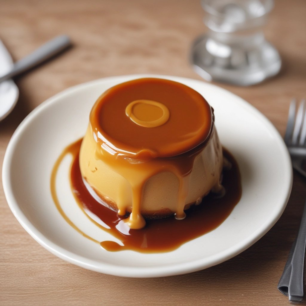 pudim com calda