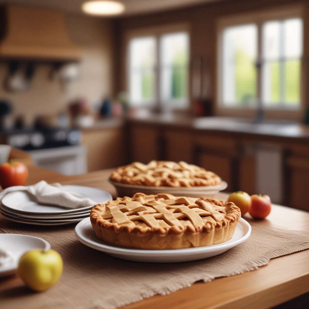 torta de maçã vegana