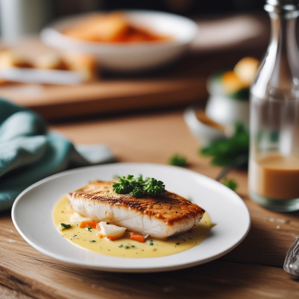 filé de peixe ao molho