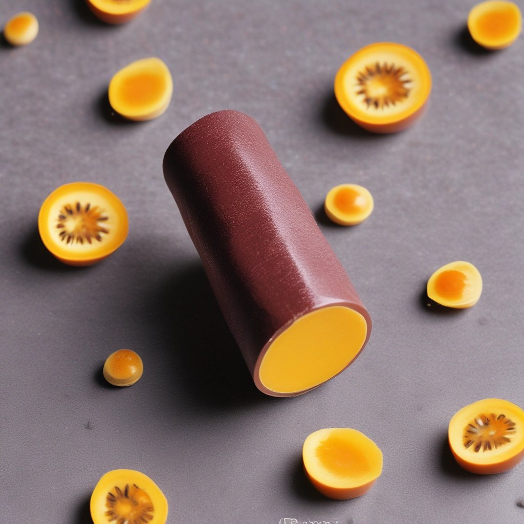 sacolé geladinho de maracujá com chocolate