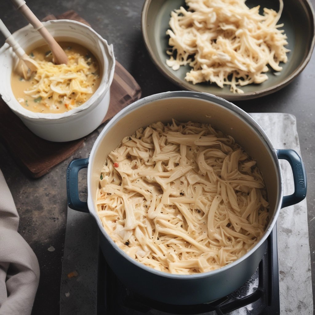 frango cremoso na panela