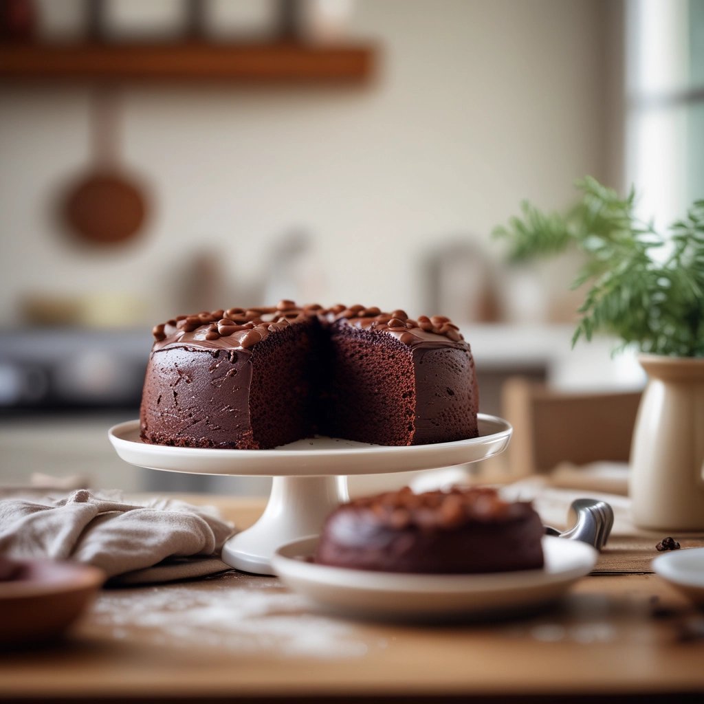 bolo de chocolate vegano