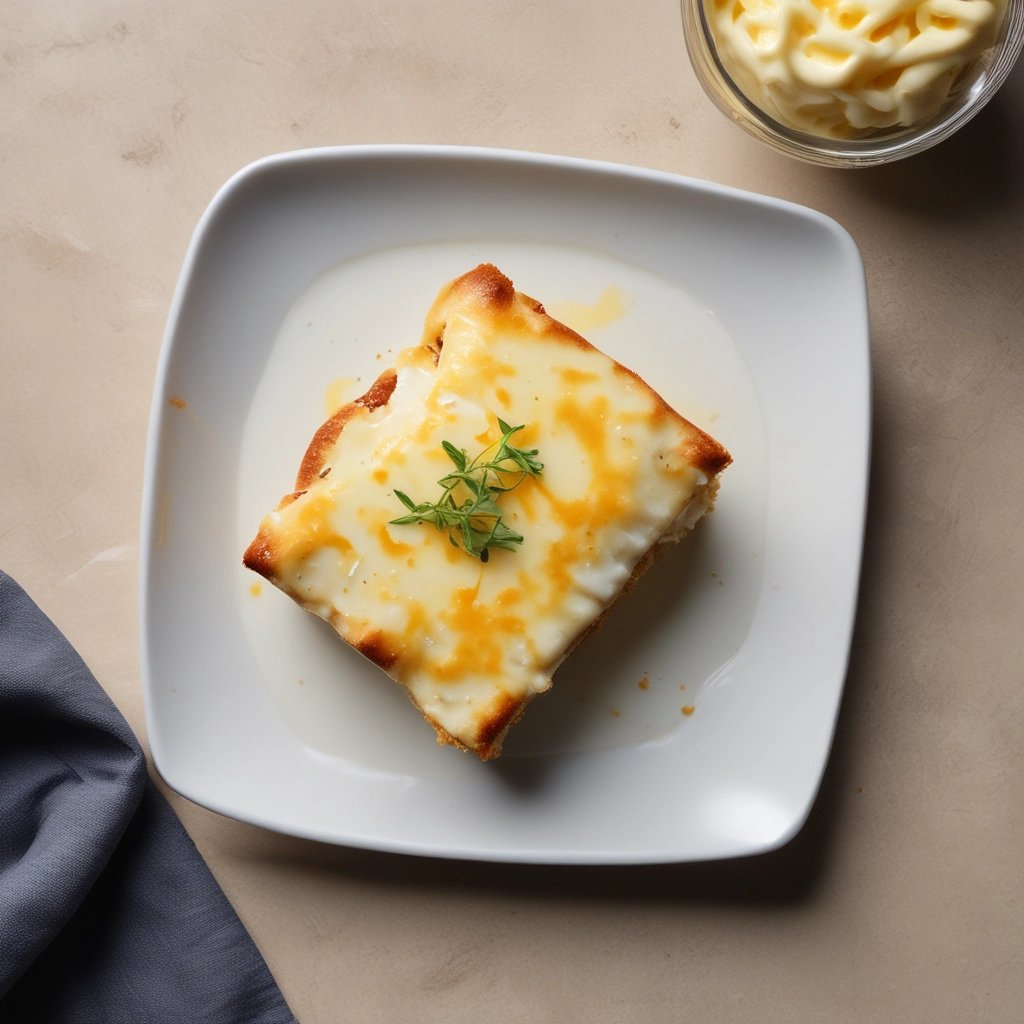 pedaço de uma torta de legumes