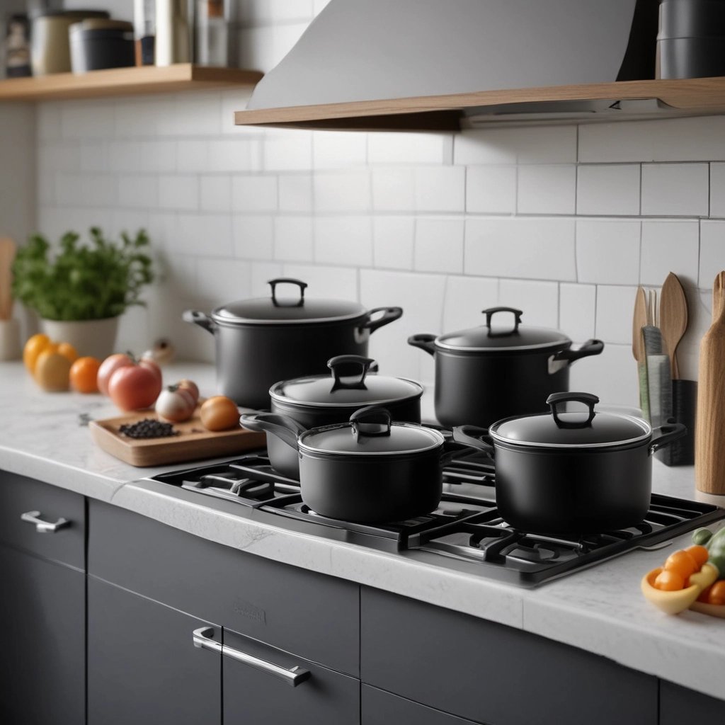 panelas em um fogão