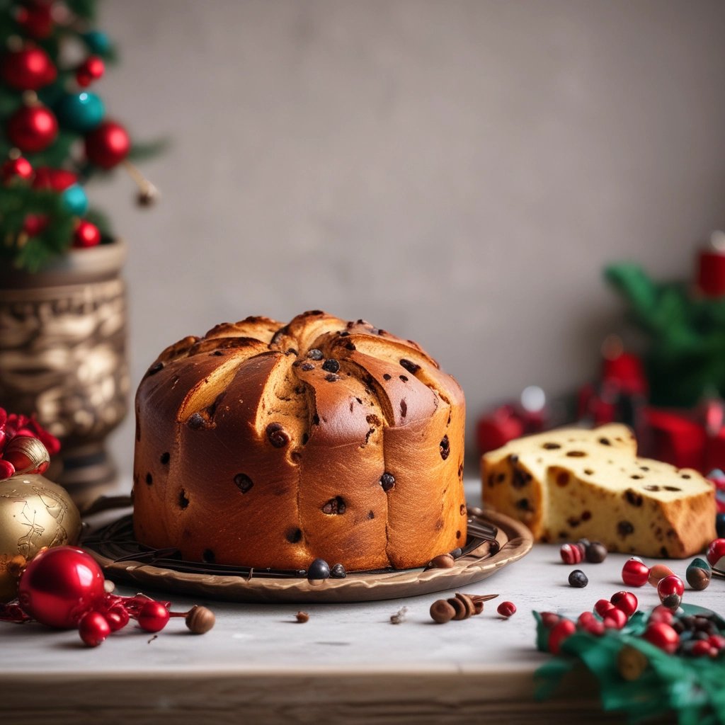 panetone de chocolate