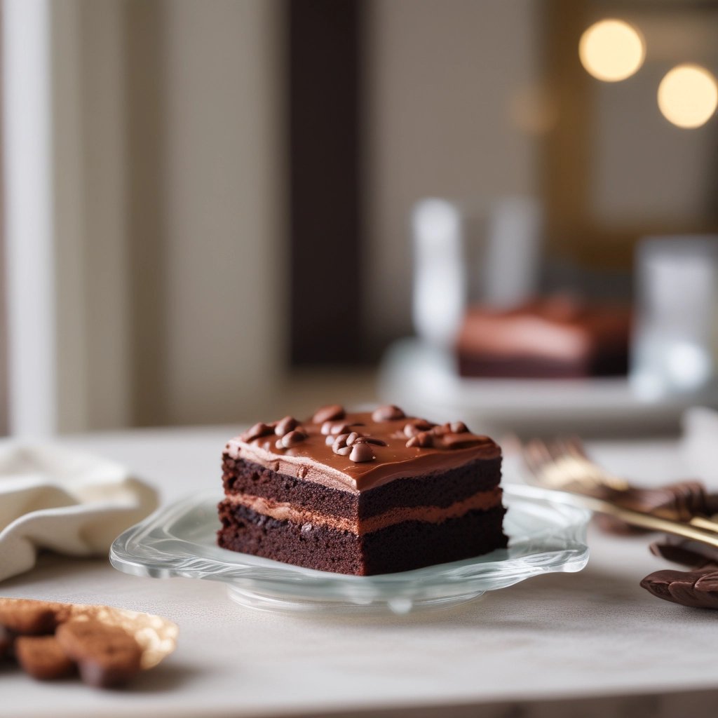 pão de mel com recheio e cobertura de chocolate