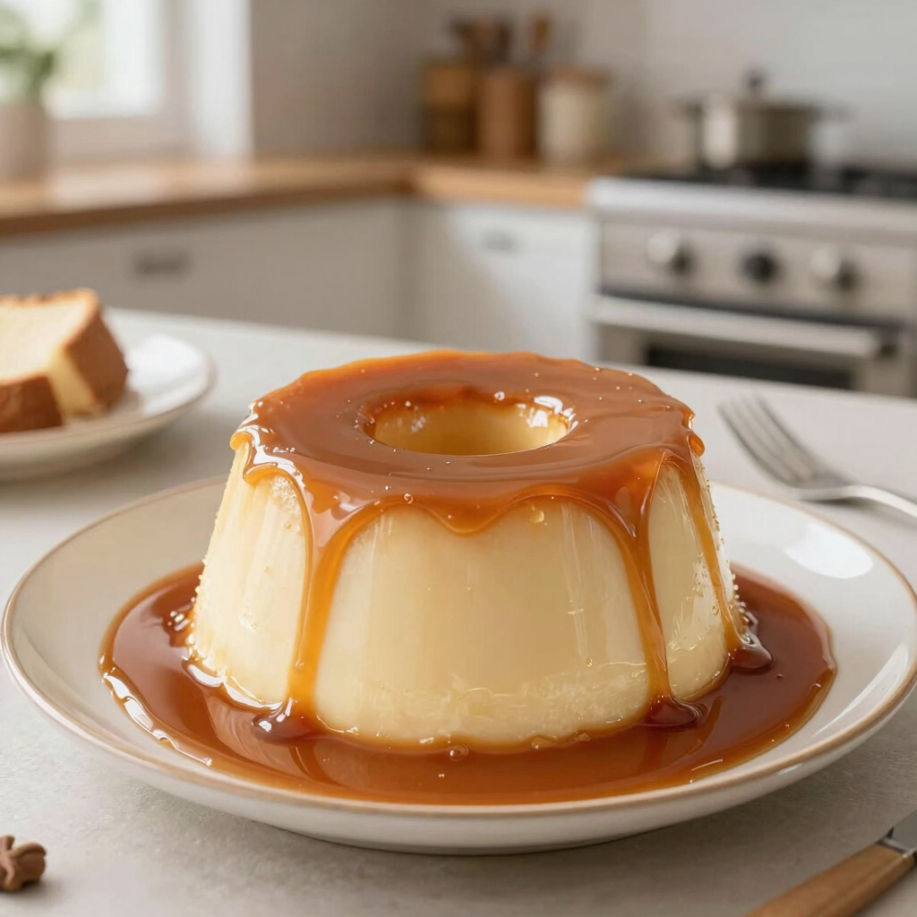 Pudim de gelatina que não vai ao fogo