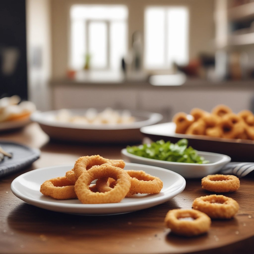 Rodelas de Cebola Empanadas