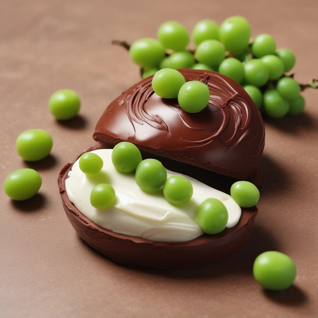 ovo de páscoa bombom de uva