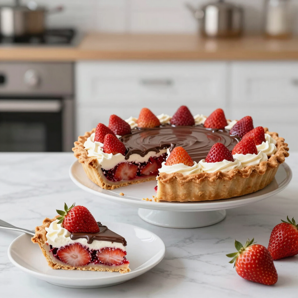 torta de morango