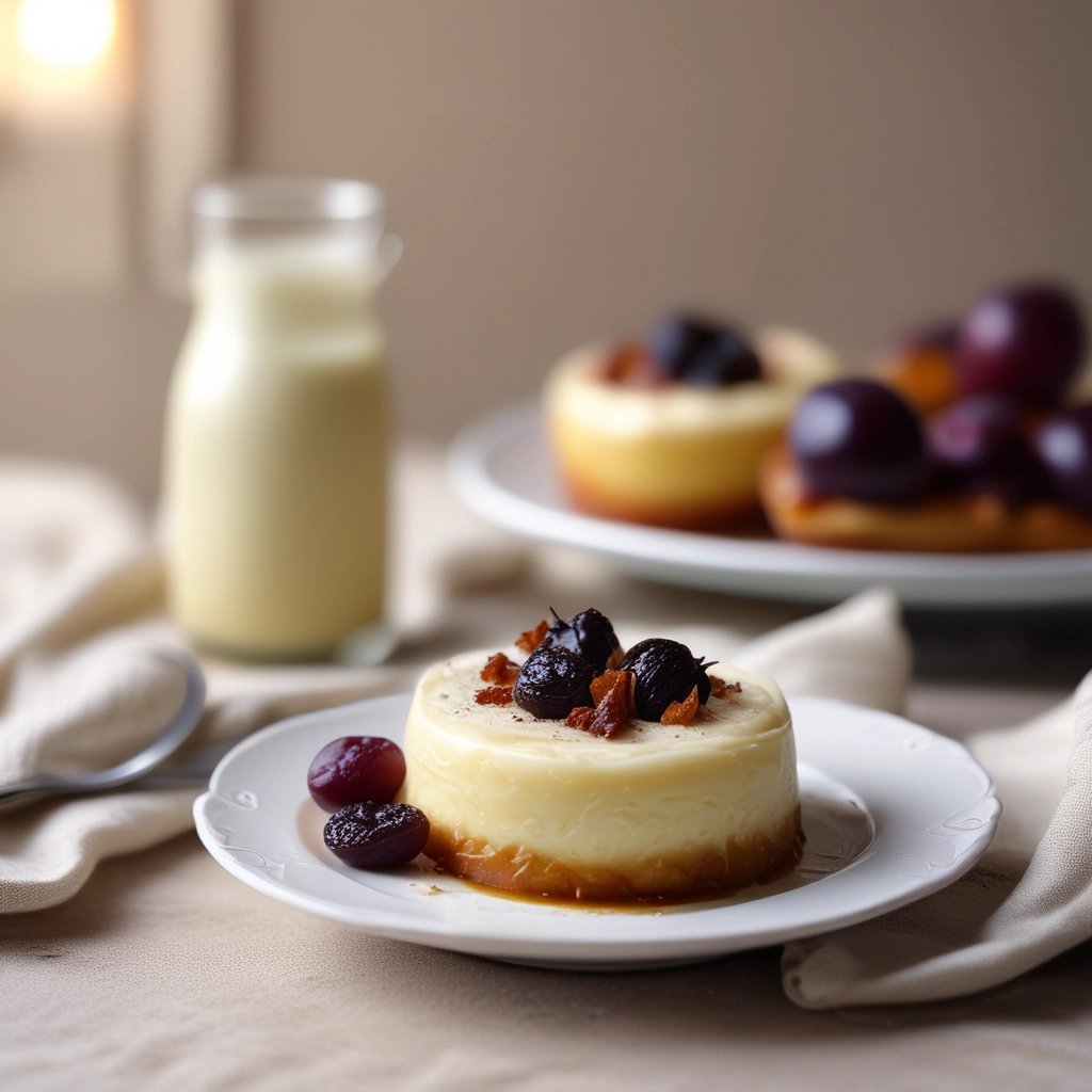 Manjar de Coco com Ameixa