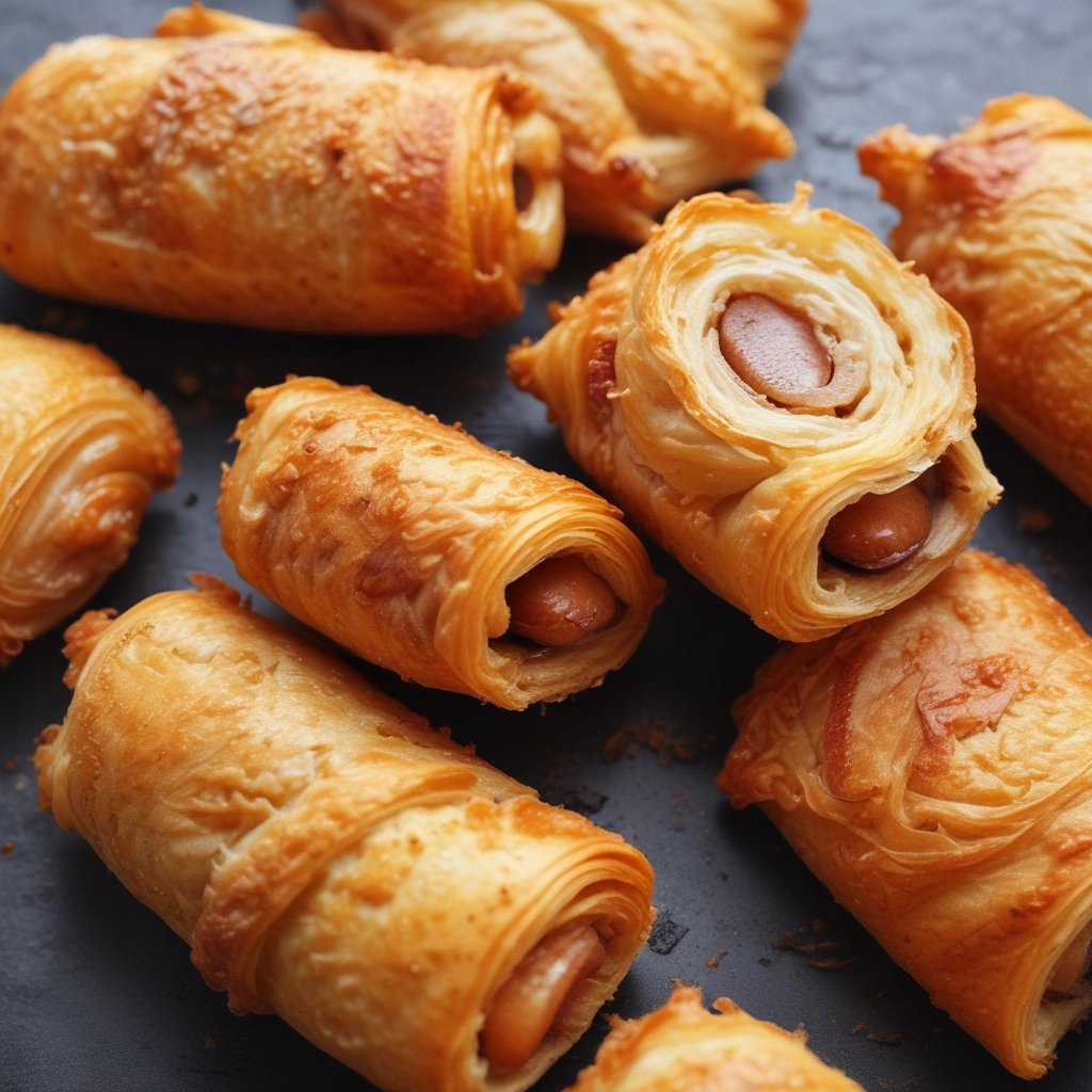 enroladinho de salsicha frito