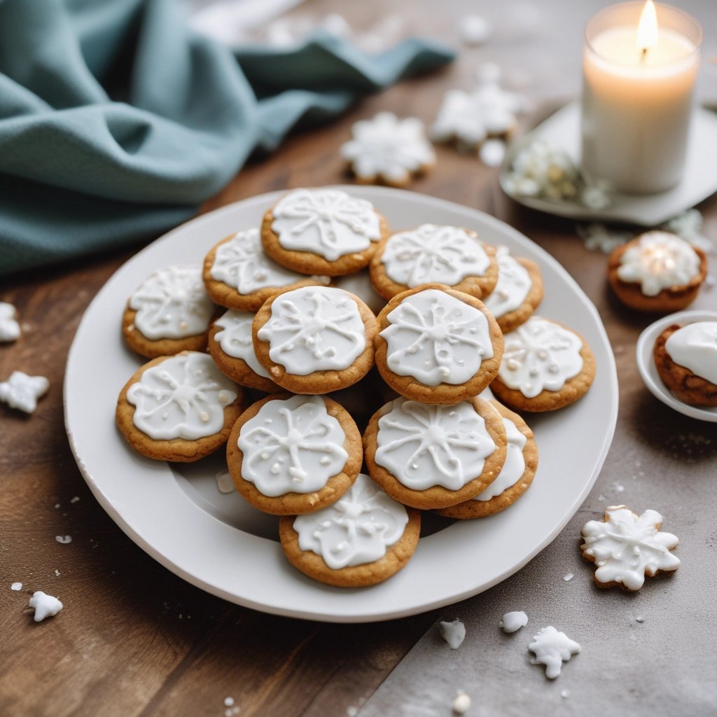 biscoitinhos amanteigados com cobertura de casquinha de limão