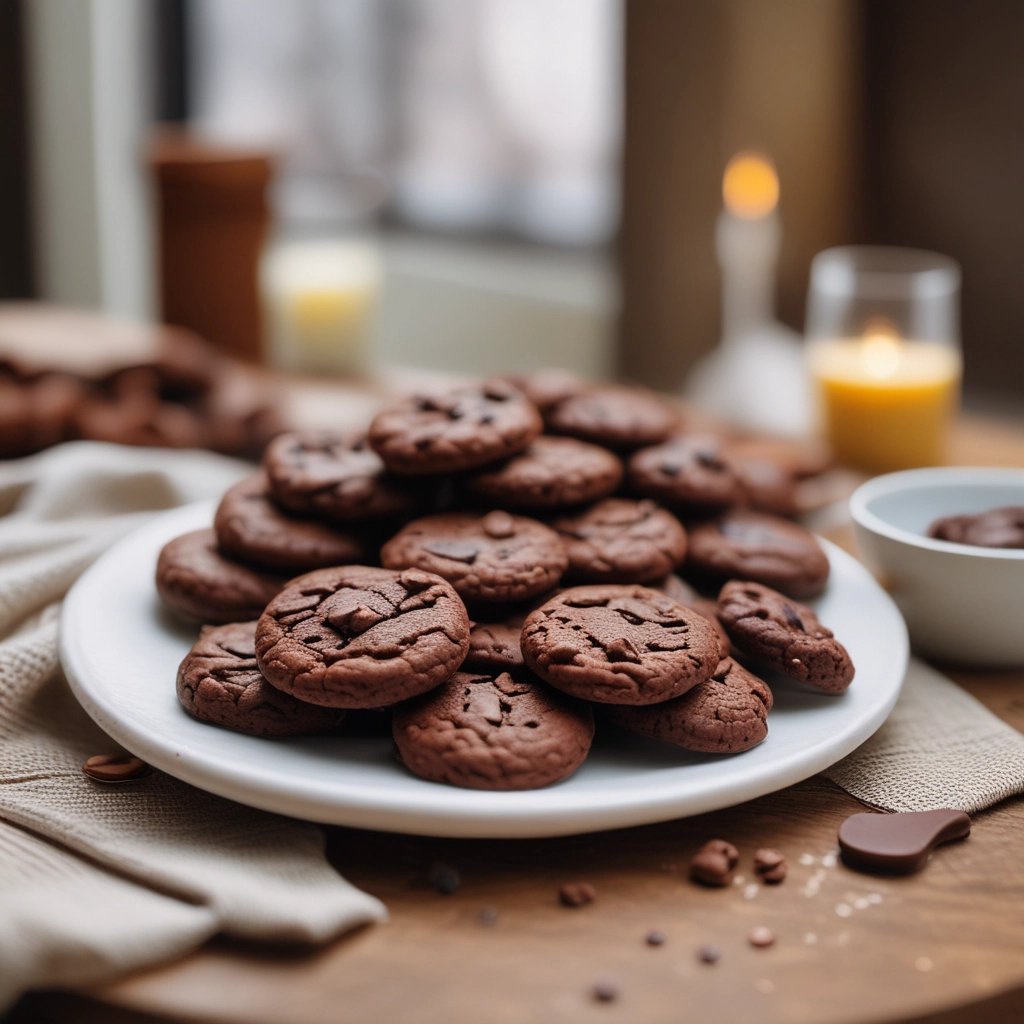 Biscoitinho de Maizena com Chocolate