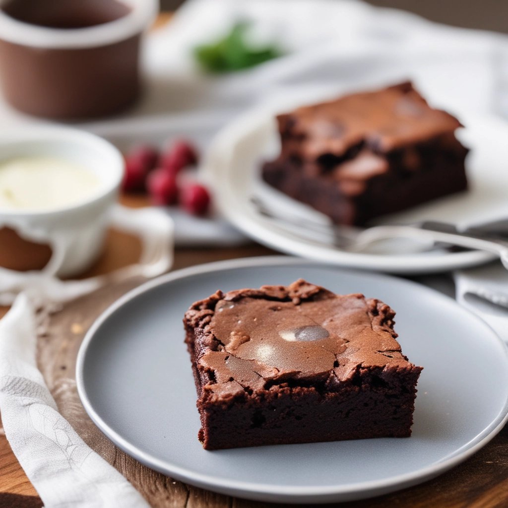 pedaço de um brownie