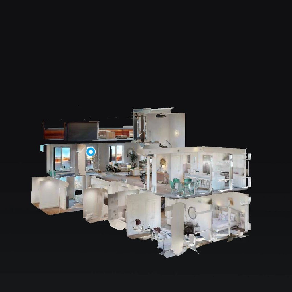  Matterport 3D home tour showcasing a detailed digital model of a property for virtual tour