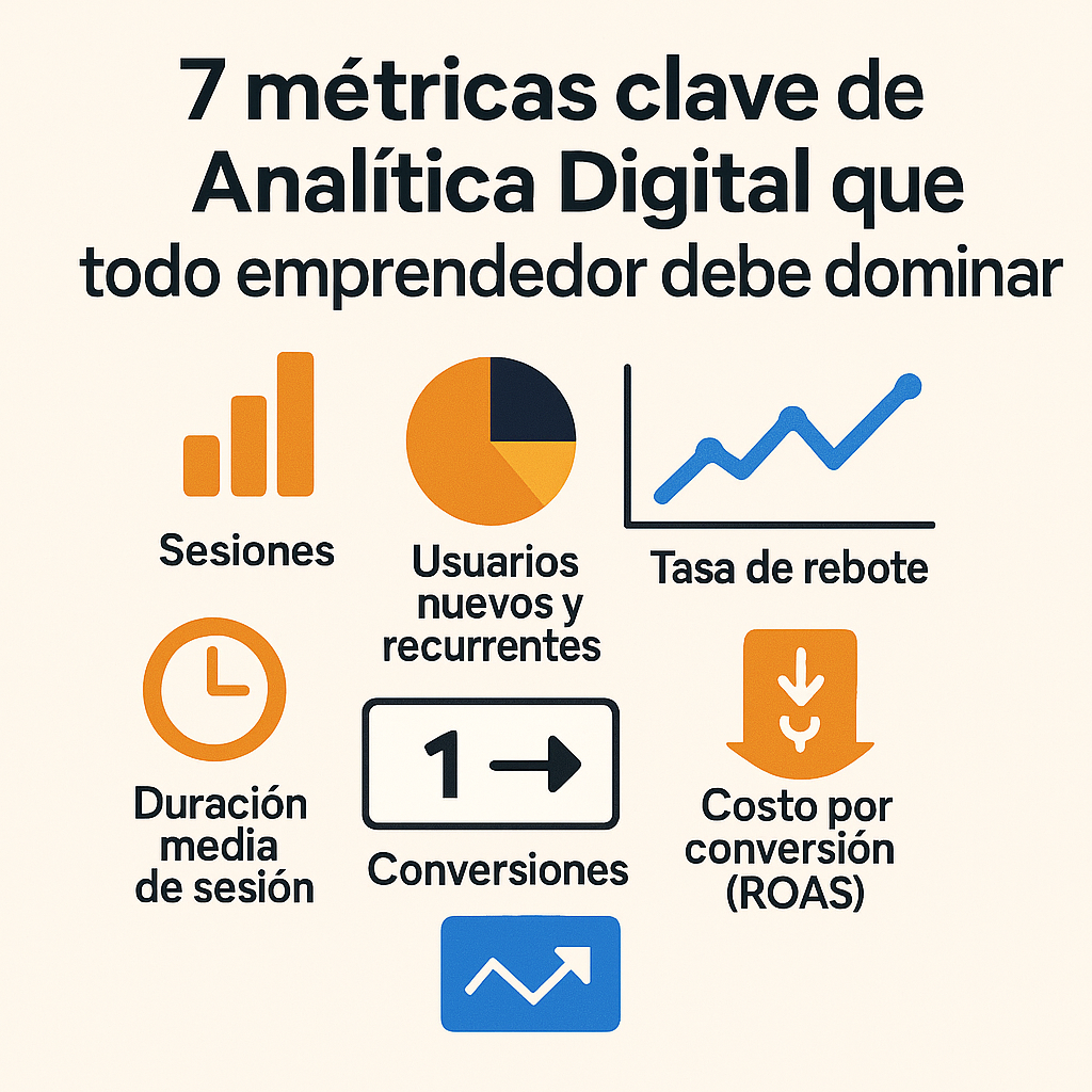 7 metricas de Analitica digital