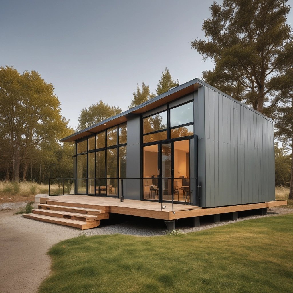 a row of houses with green roofs against a blue sky