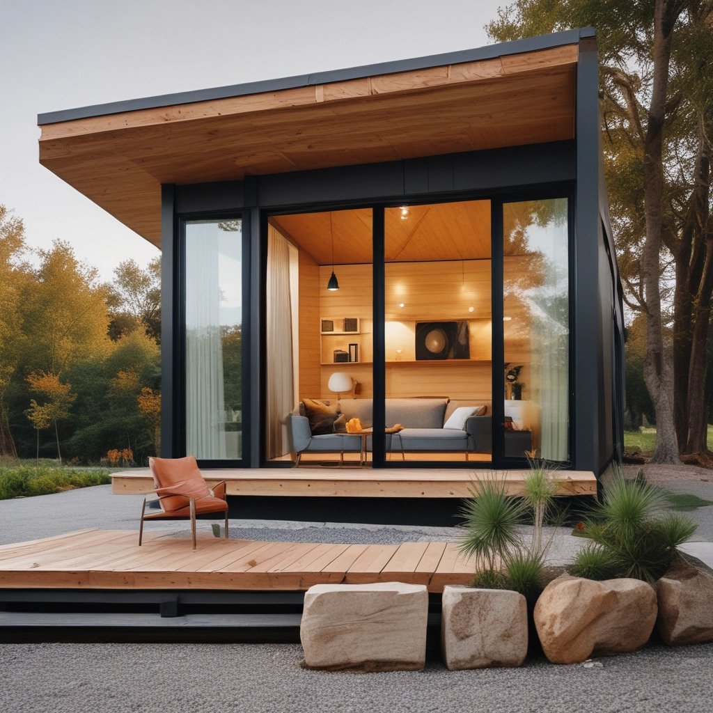 a small model of a house with a roof
