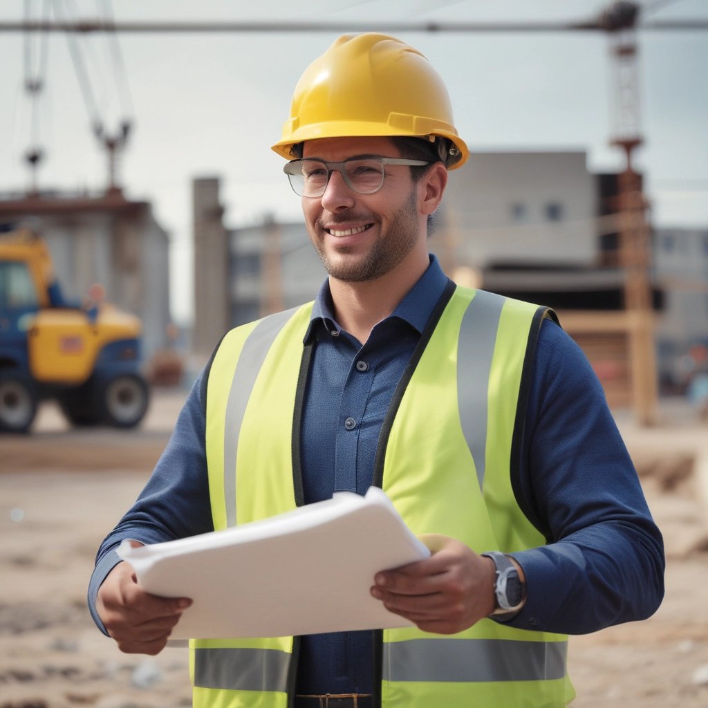 a man in a white shirt and a white helmet