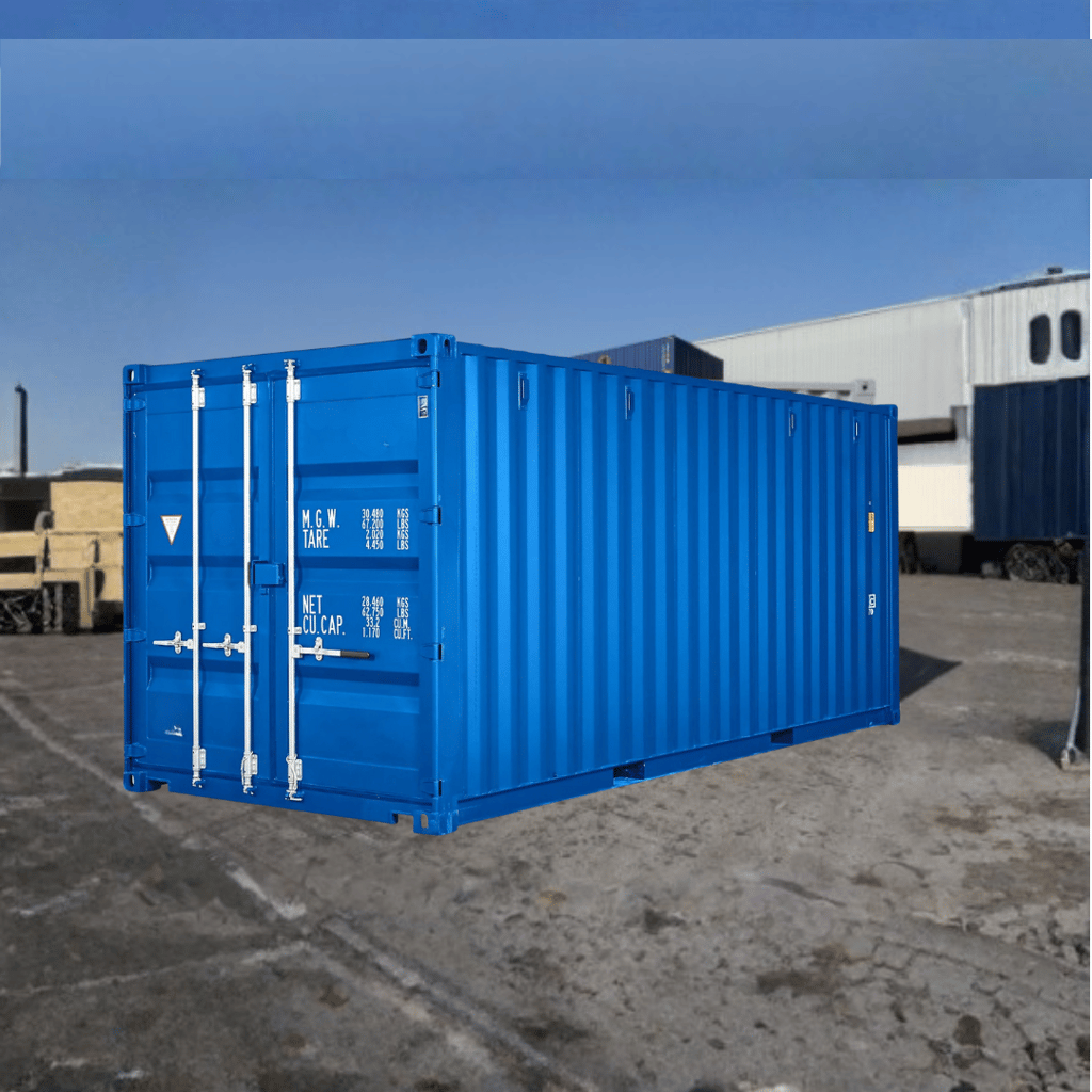 Blue Shipping Container