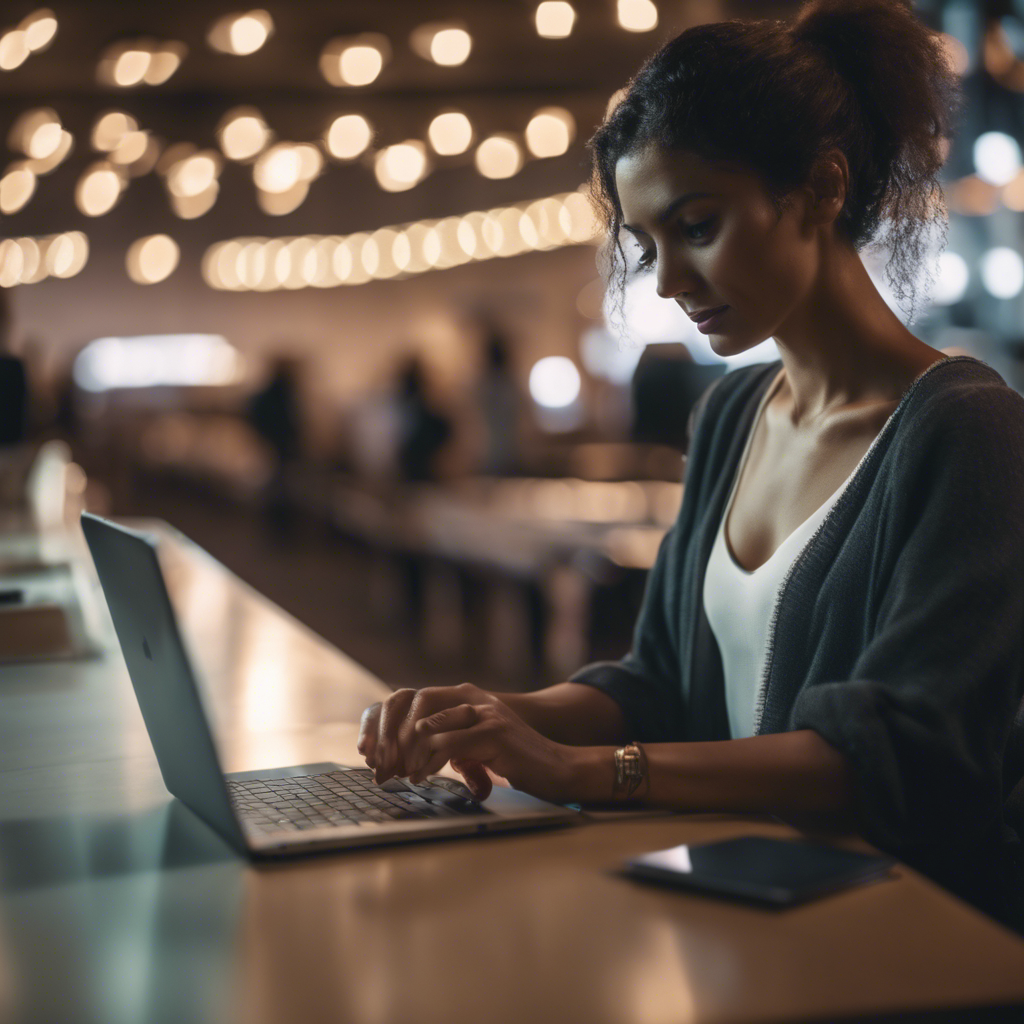 a man using a laptop