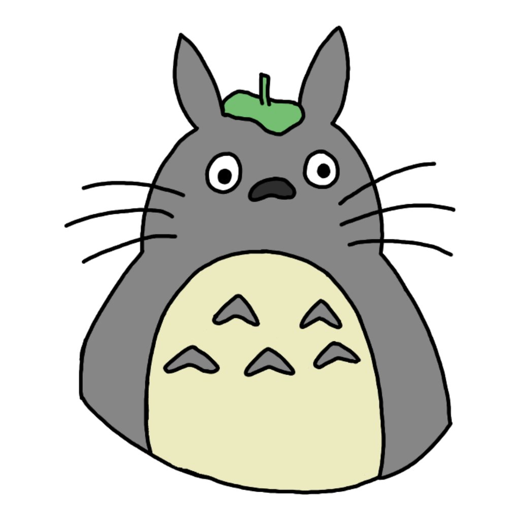 drawing of Totoro
