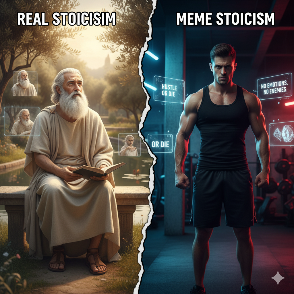 "Real" Stoicism vs. "Meme" Stoicism
