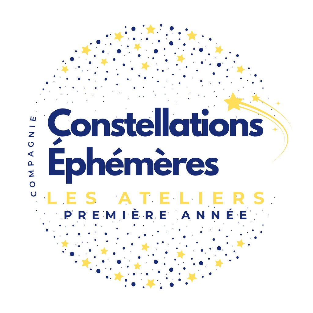 Logo Constellations Éphémères les ateliers première année