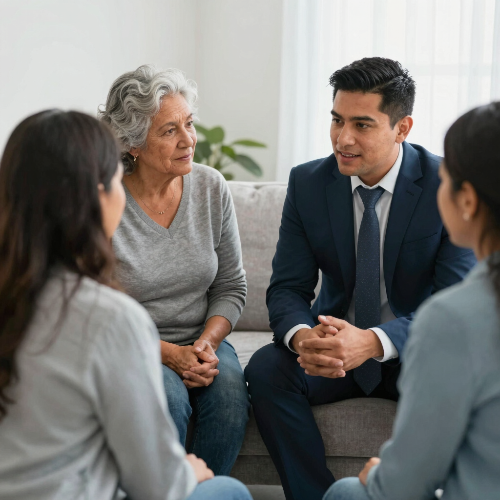 A clean and colorful set of four icons arranged horizontally on a light background.