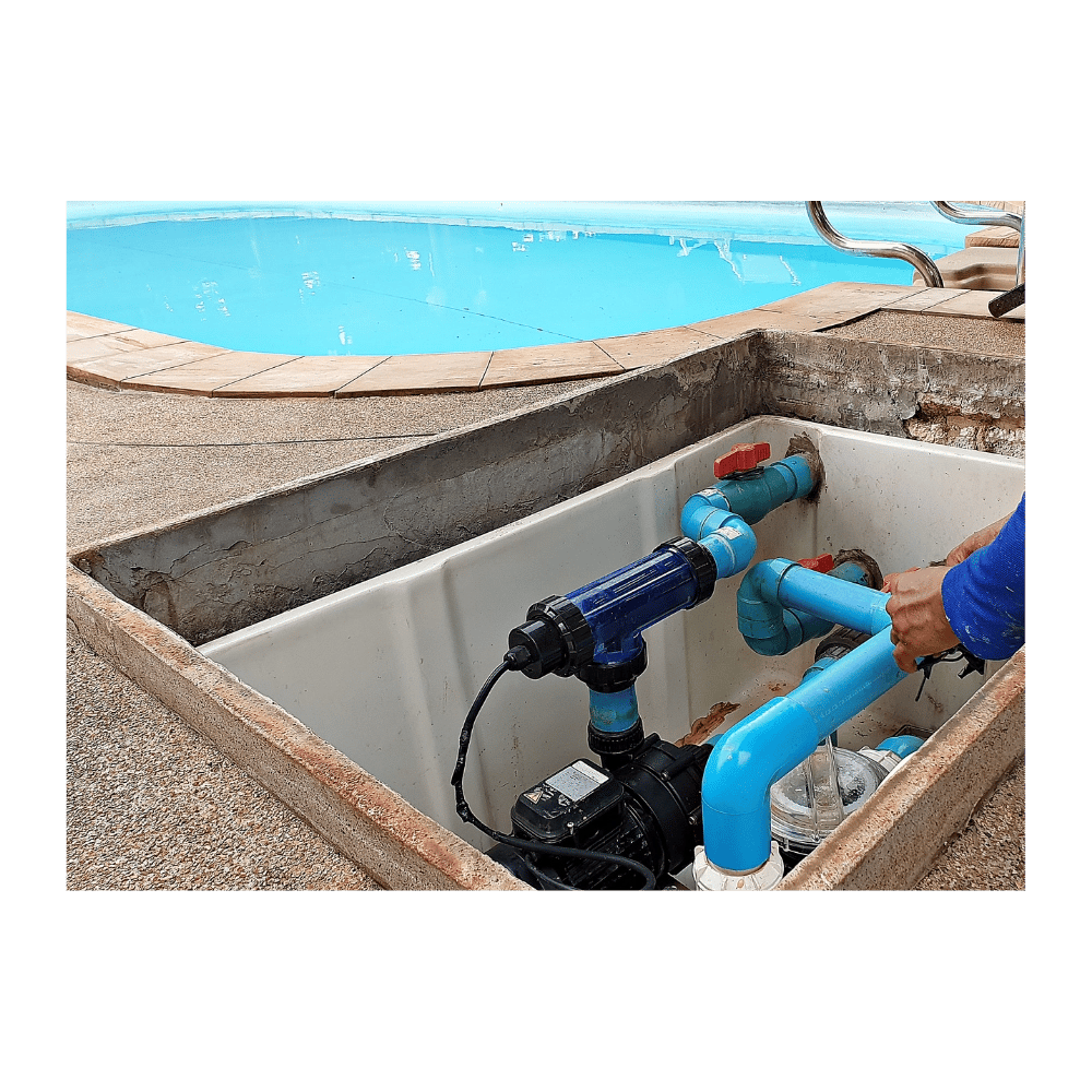 Expert pool technicians performing thorough pool inspections and maintenance, keeping your pool in t