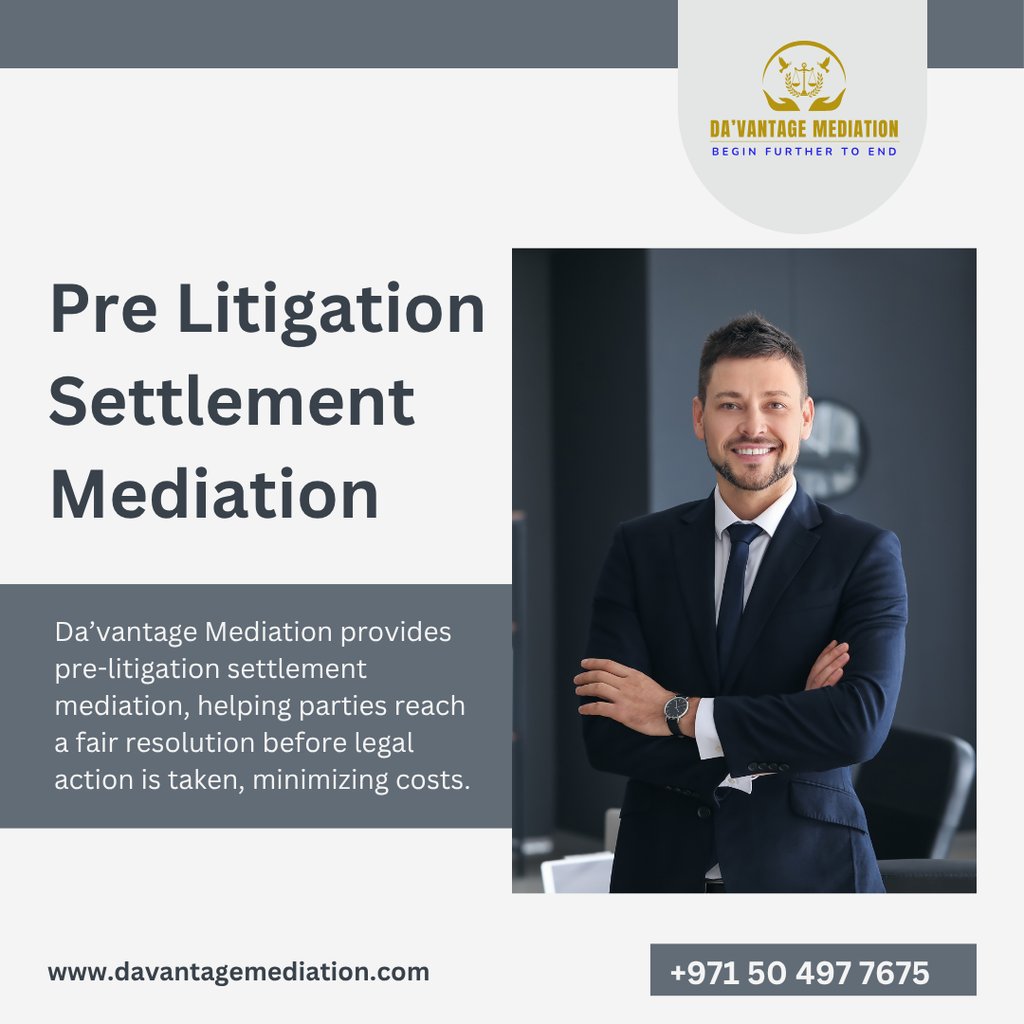Achieving Fair Resolutions: The Role of Pre-Litigation Settlement Mediation by Da’vantage Mediation