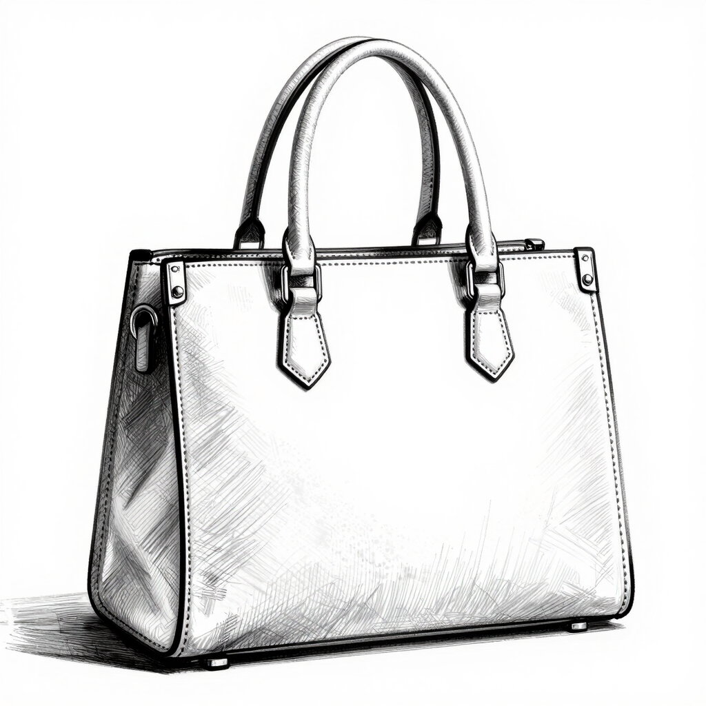 A display of luxury handbags is showcased in a window, featuring vibrant orange, blue, and green tones. The bags have elegant designs, with some resembling confectionery items. The background reflects the interior of a well-lit store with decorative lighting.