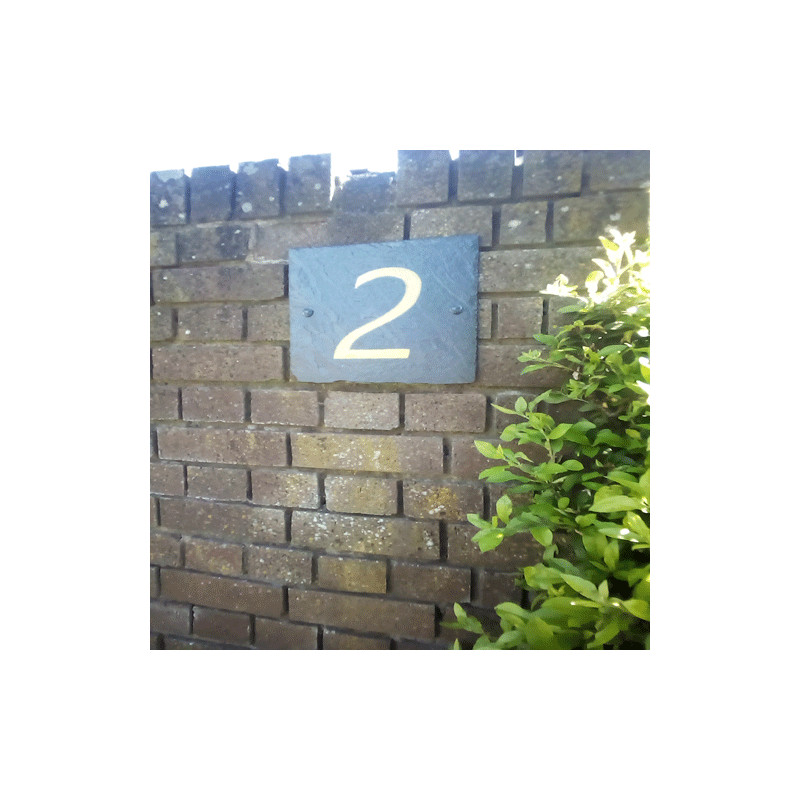Laser Slate Engraving, House Plaques, House Number, Slate