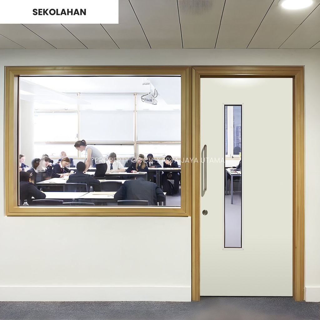 Contoh pintu swp finishing duco