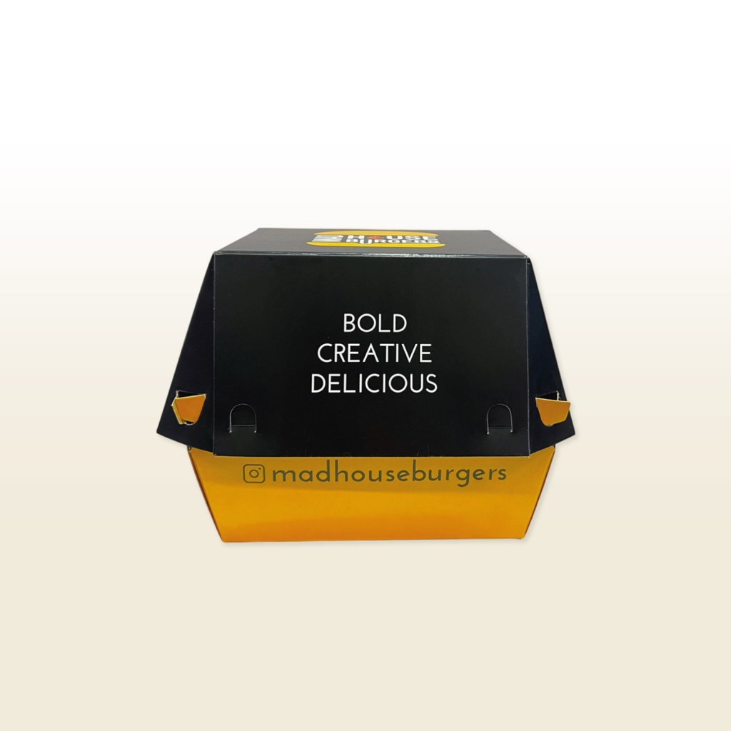 caja personalizada para hamburguesa