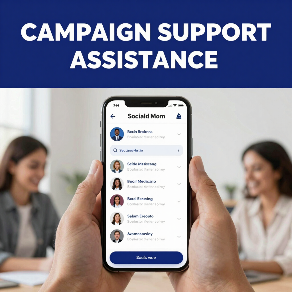 A weathered concrete wall displays a stencil portrait, surrounded by election-themed graphics. Above the portrait, several papers are attached to the wall, likely serving as notices or posters.