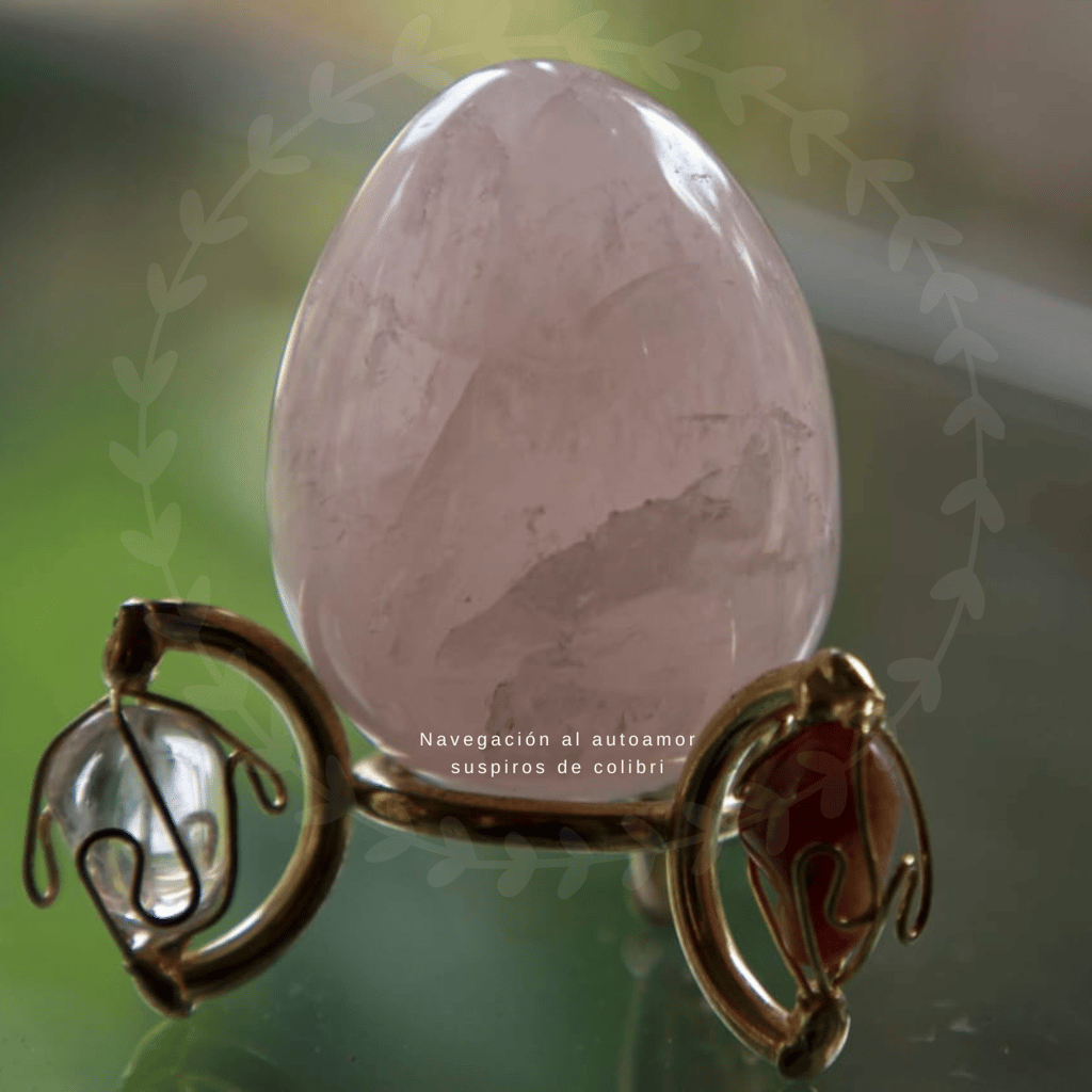 huevo yoni de cuarzo rosa