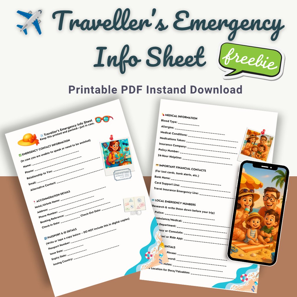 Travel Emergencies Check list