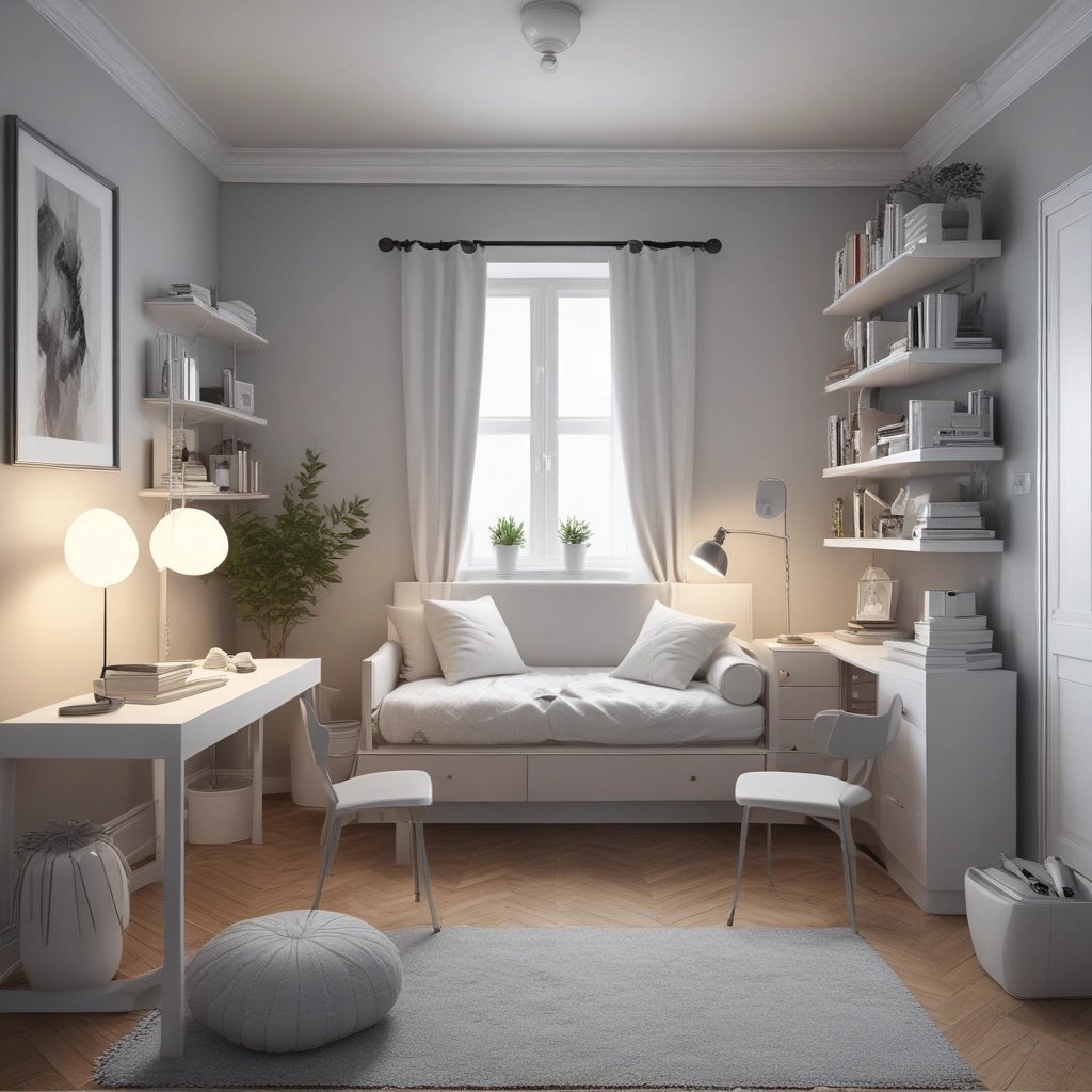 Bright living room with modern inventory