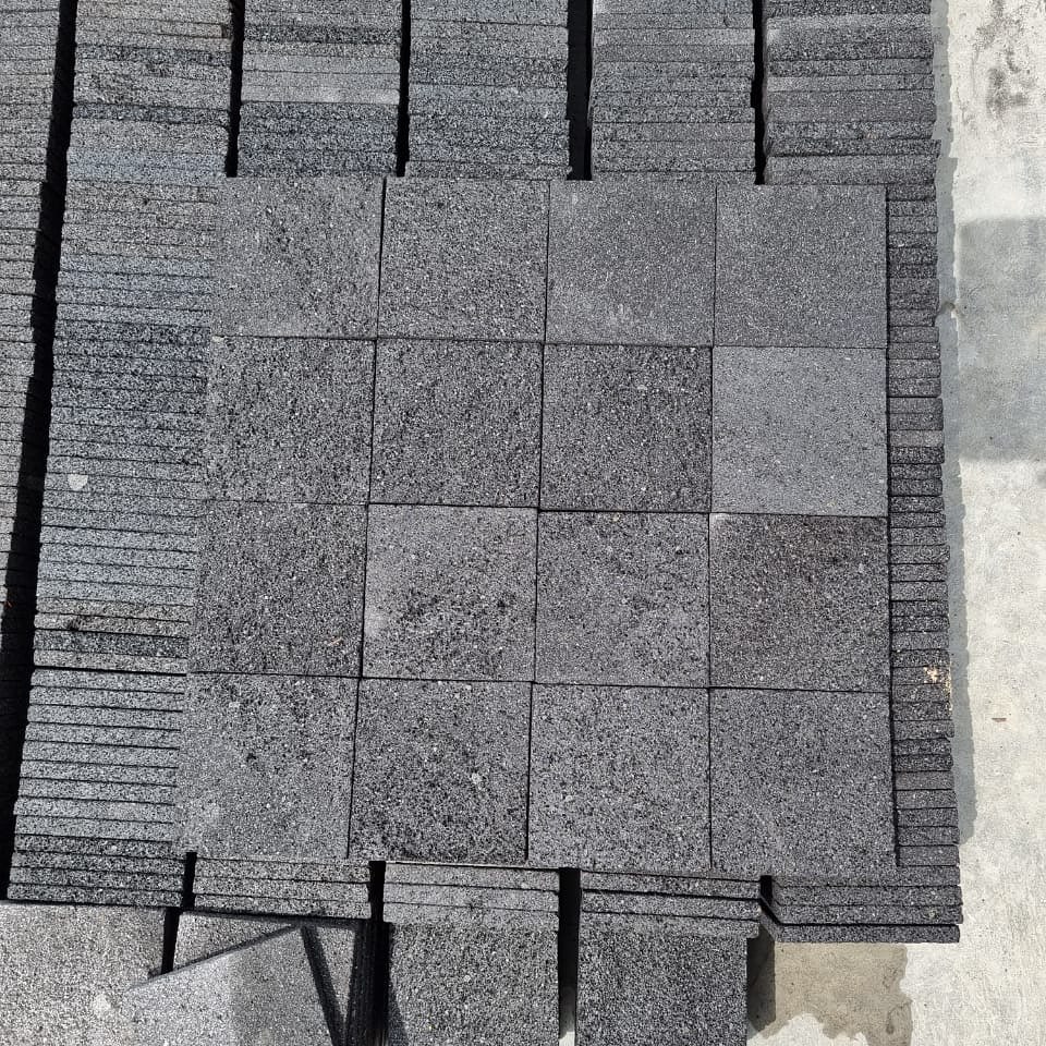 Black Lava Stone Tile