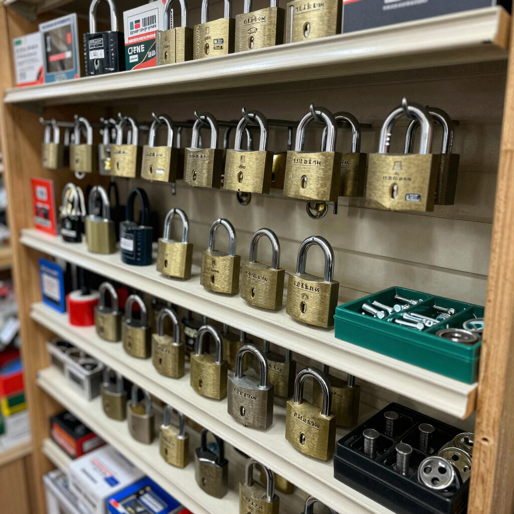 A professional locksmith consulting with a client in a bright, modern office.