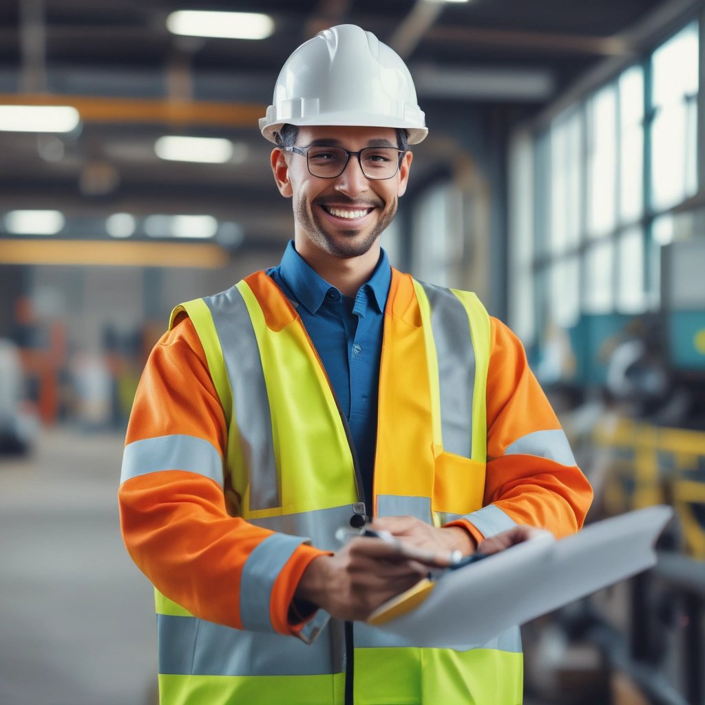 a man riding a skateboard down a street next to tall buildings